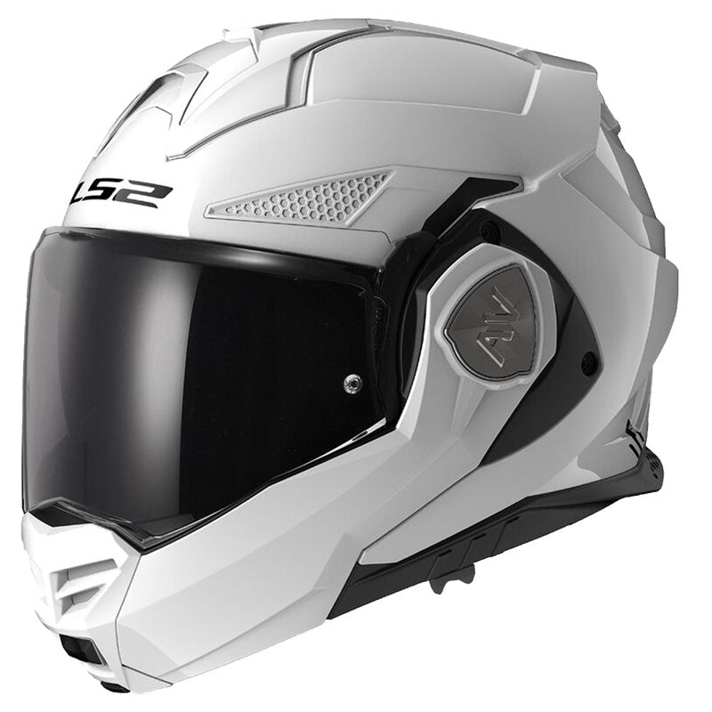 LS2 Openable MC Helmet Advant X White