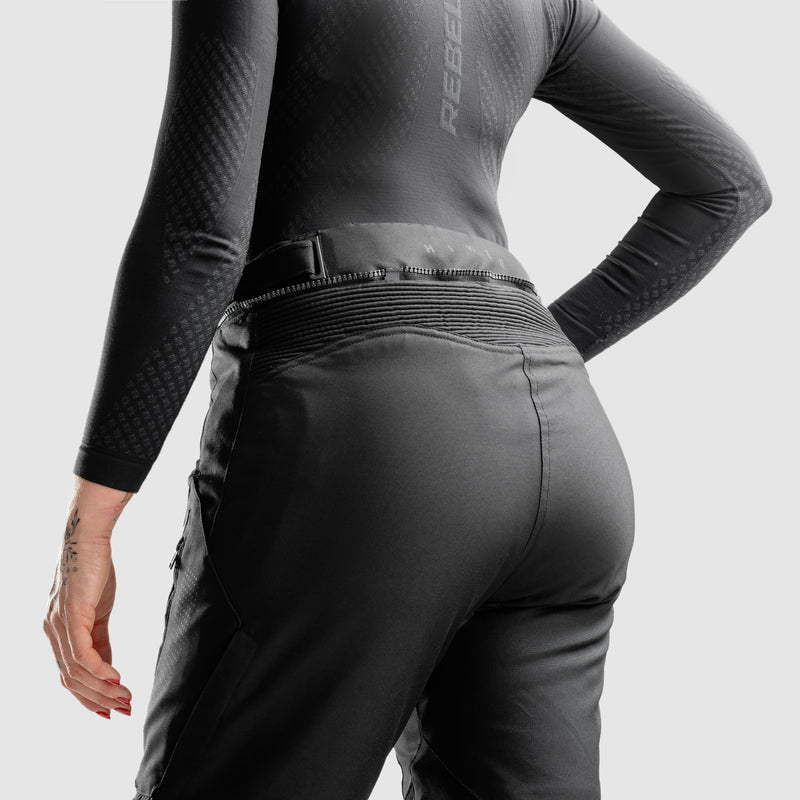 Rebelhorn Dam Textile MC-Pants vandrere IV sort