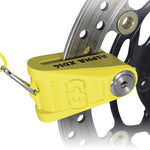 Oxford Disc brake lock Alpha XD14 Disc Lock - Ø14mm Yellow