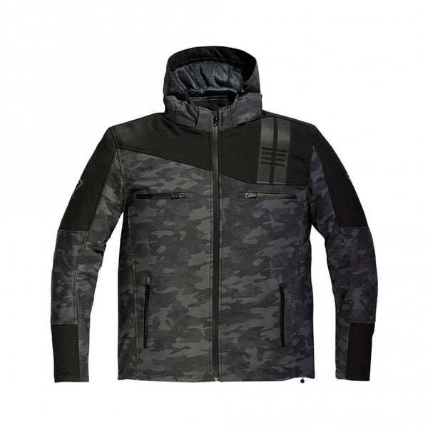 Difi Softshell Mc-Jacket Jamie Black /Camo 
