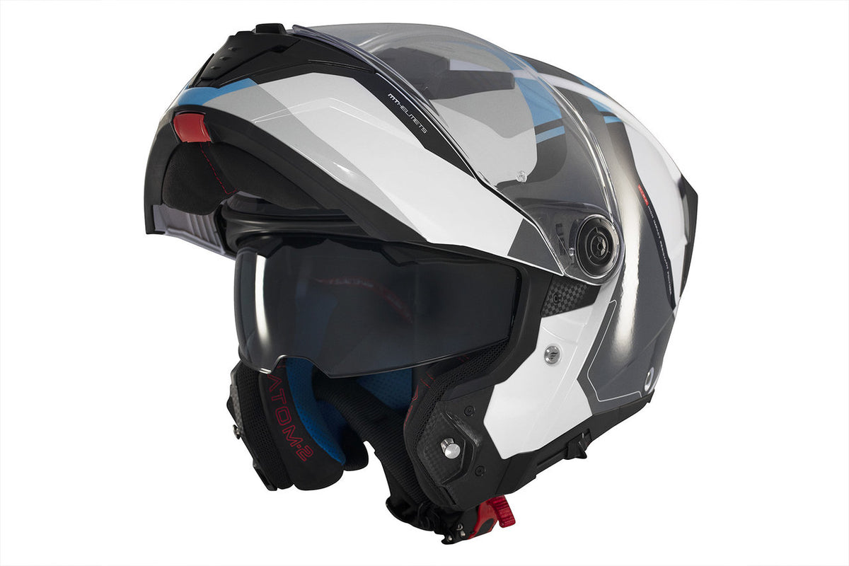 Mt Helmets Openable MC Helmet Atom 2 Sv Emalla C17