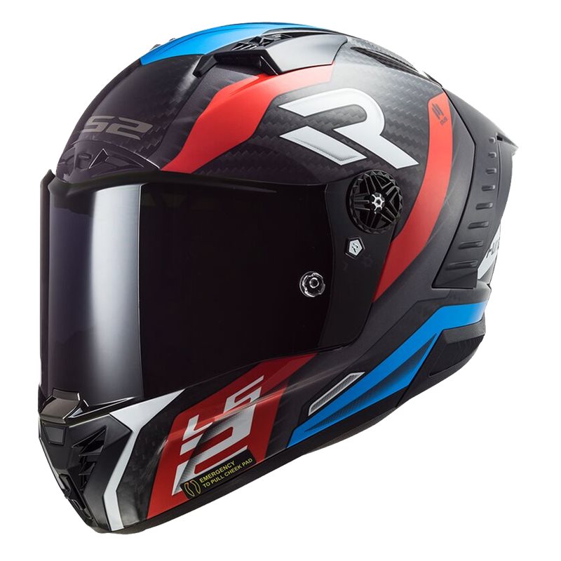 LS2 Integral MC Helmet Carbon Thunder Supra