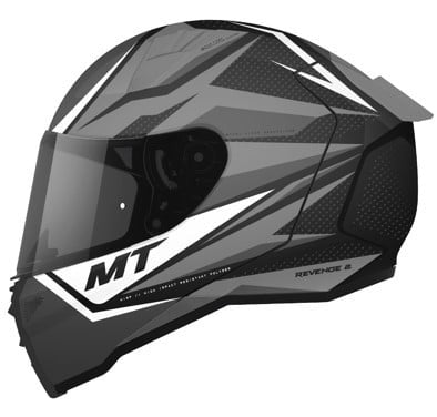 MT Helmets Integral MC Helmet Revenge 2 Kley Pearl White