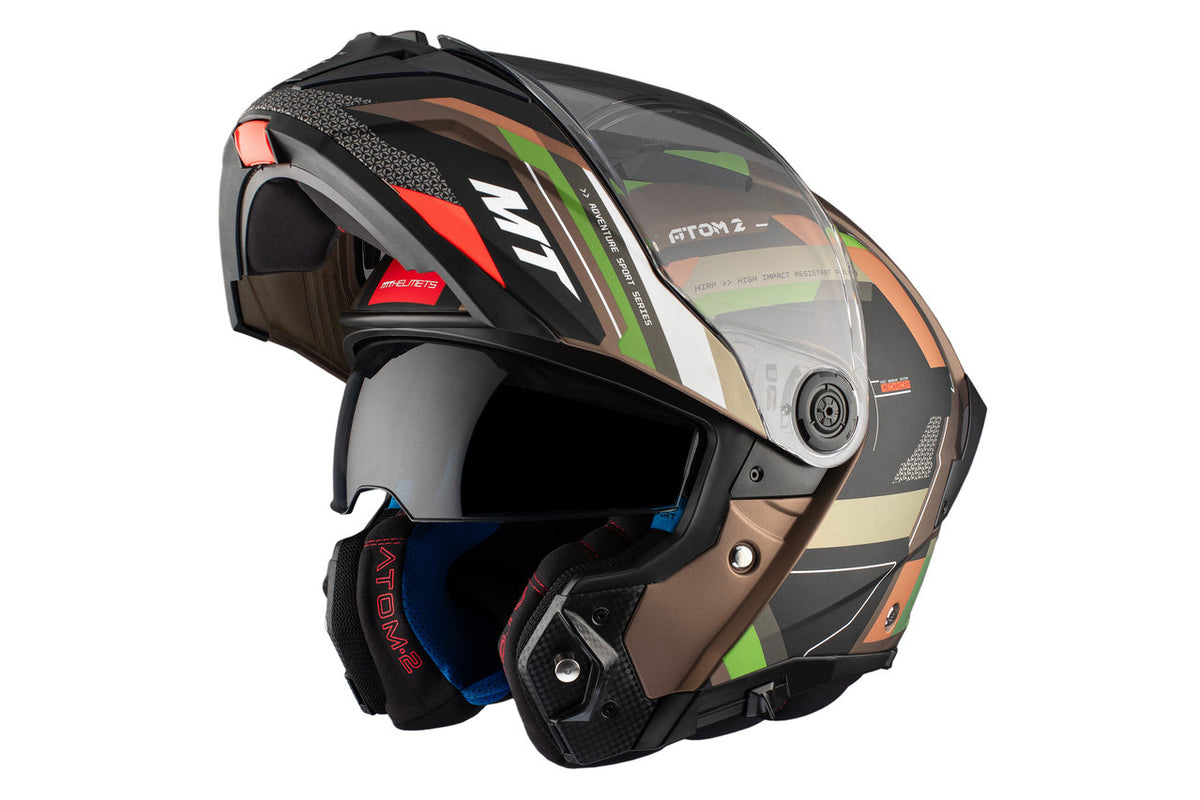 MT -hjelme åbnelig MC Helmet Atom 2 SV Blast A6