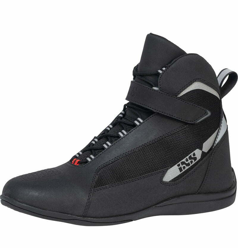 Ixs unisex mc-shoe klassisk evo-air sort