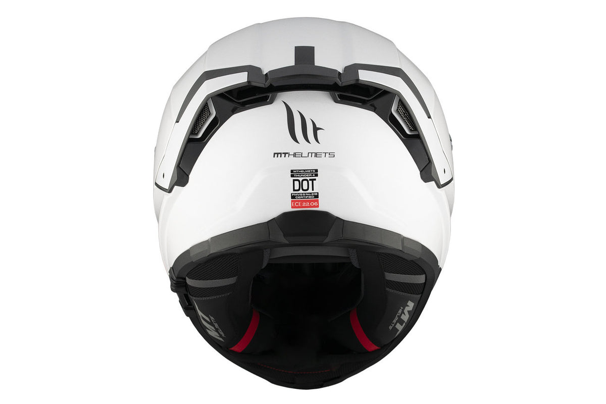 MT -hjelme Integral MC Helmet Thunder 4 SV White