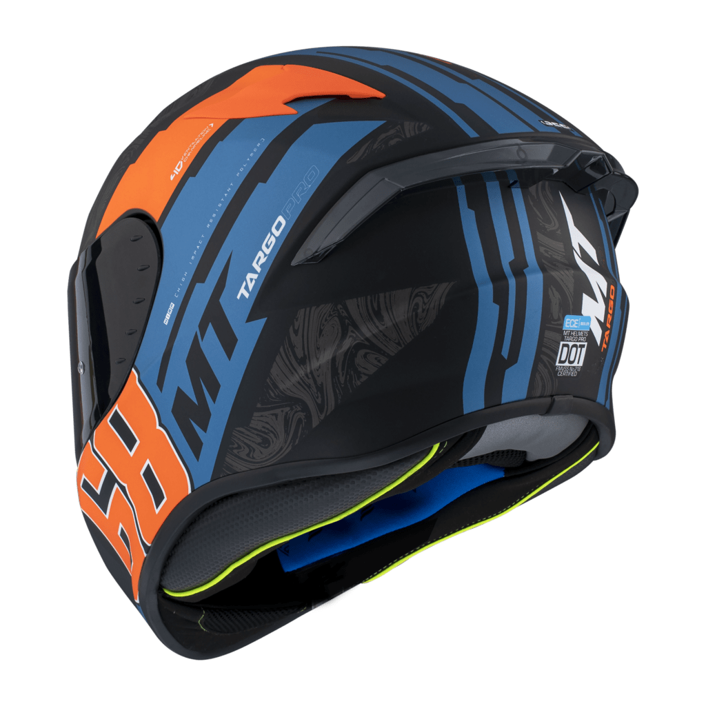 Mt Helmets Integral MC Helmet Targo Pro Welcome Orange