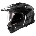 LS2 Adventure MC Helmet Pioneer Namib sort /hvid