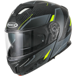 ROCC 810 Åbn MC Helmet sort /influenza