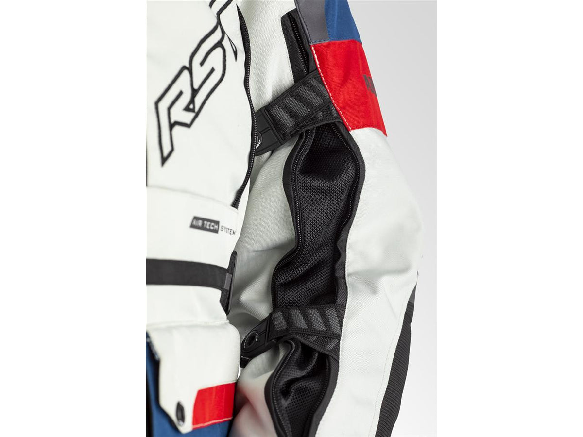 RST Airbag Textile MC Jacket Adventure-X Blue /Red