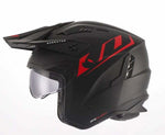 UFO Jet MC Helmet Sheratan Matte sort