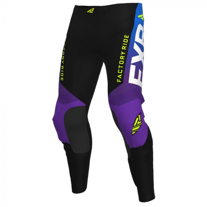 FXR Helium MX Cross Pants 20 sort /lilla /blå fade