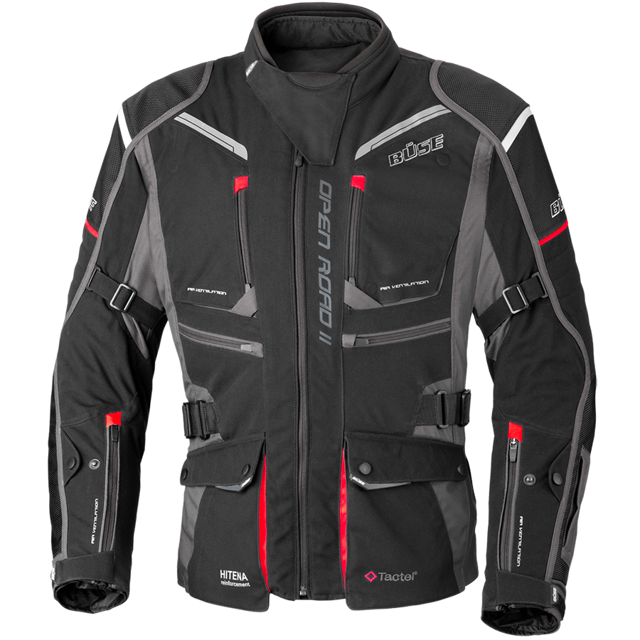 Büse Textile MC jacket Open Road II Black