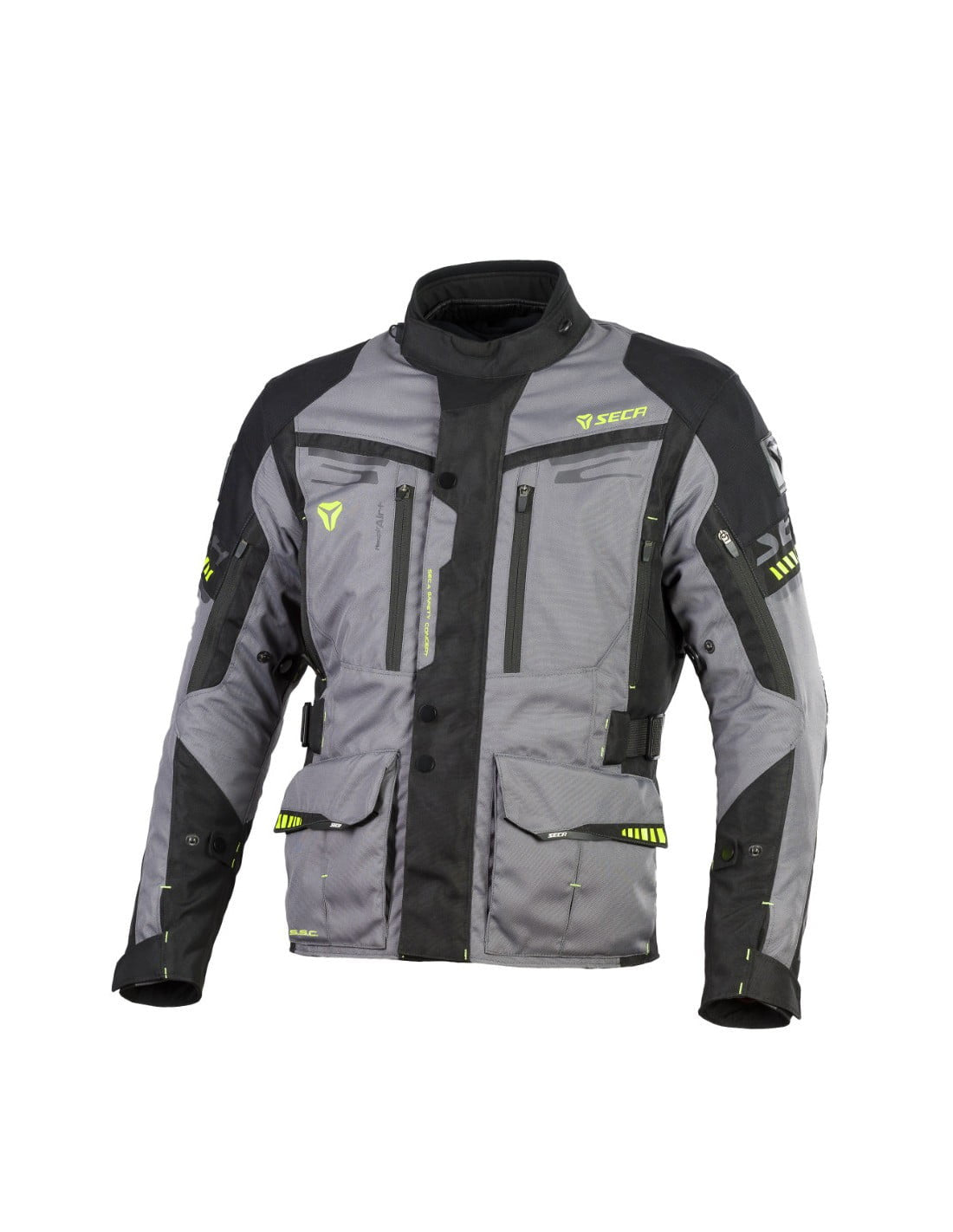 Seca Textile MC Jacket Arrakis II Gray /Black