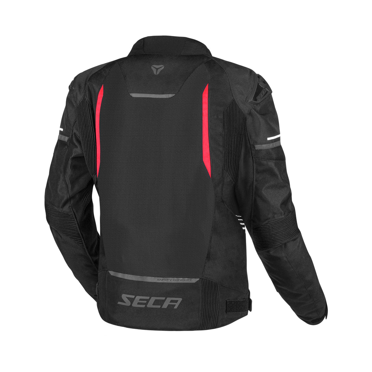 Seca Textile MC Jacket Aero Pro sort /rød