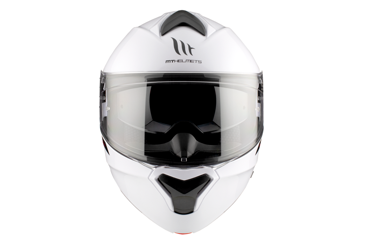 MT -hjelme Åbenbar MC Helmet Genesis SV White