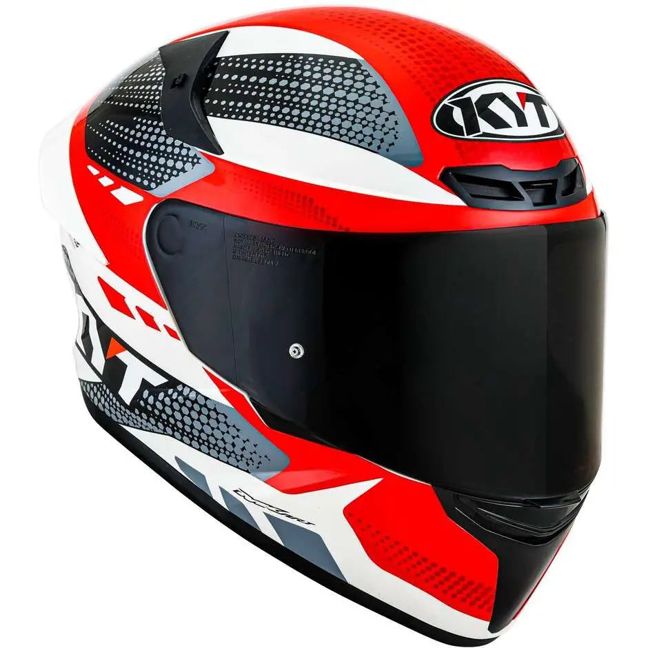 KYT Integral MC Helmet TT-Revo Gear E6 sort /rød