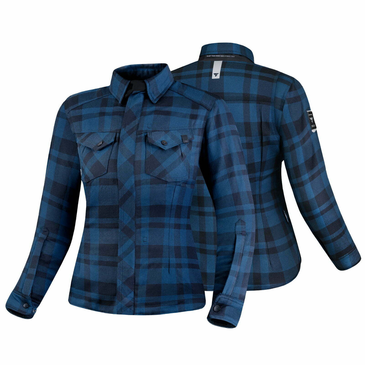 Shima Lady Kevlar MC Shirt Renegade 2.0 Blue