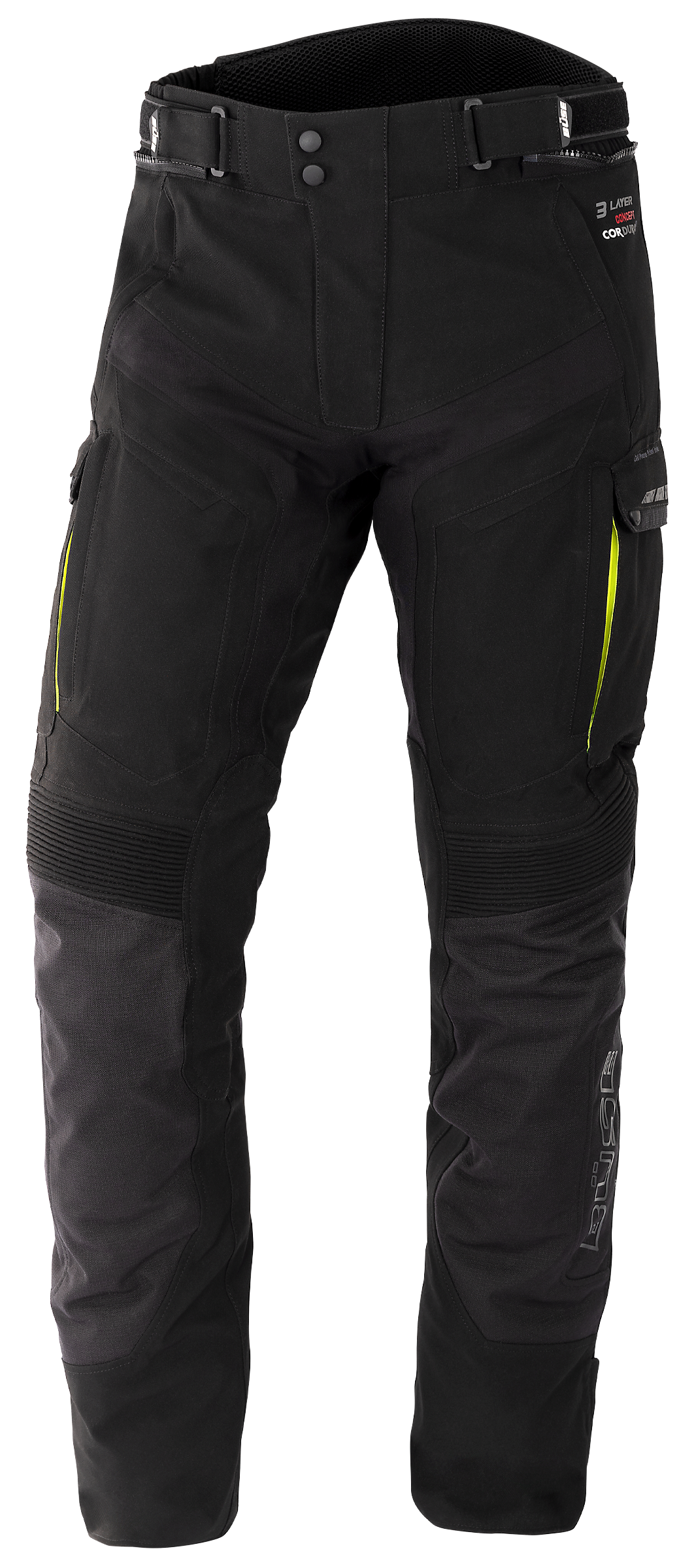 Buse laminated textile mc-pants storm black