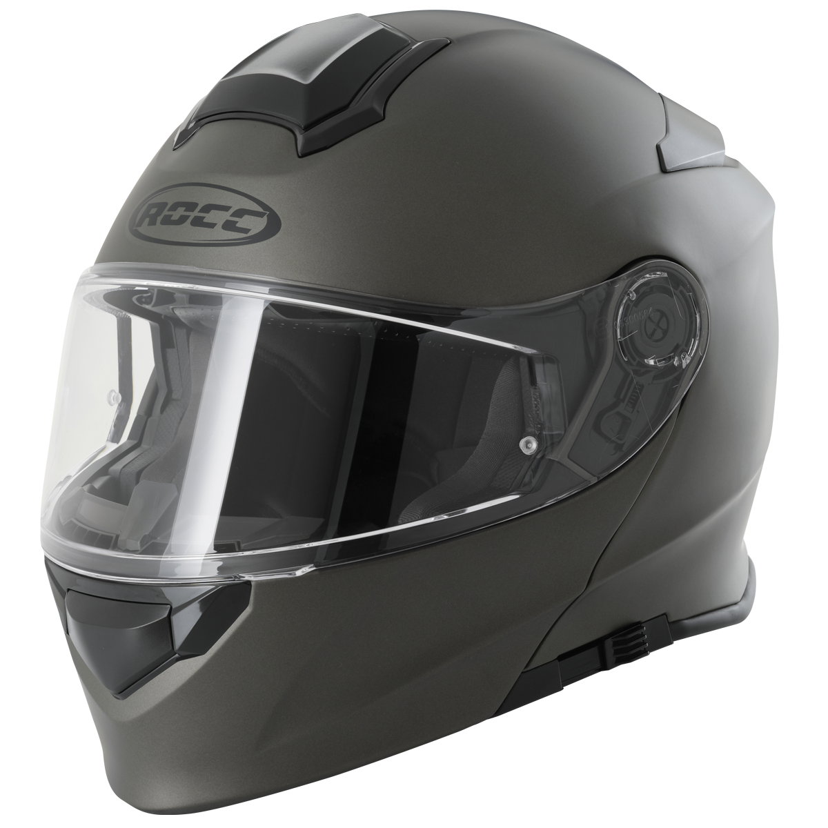 ROCC 830 Åbn MC Helmet Titanium