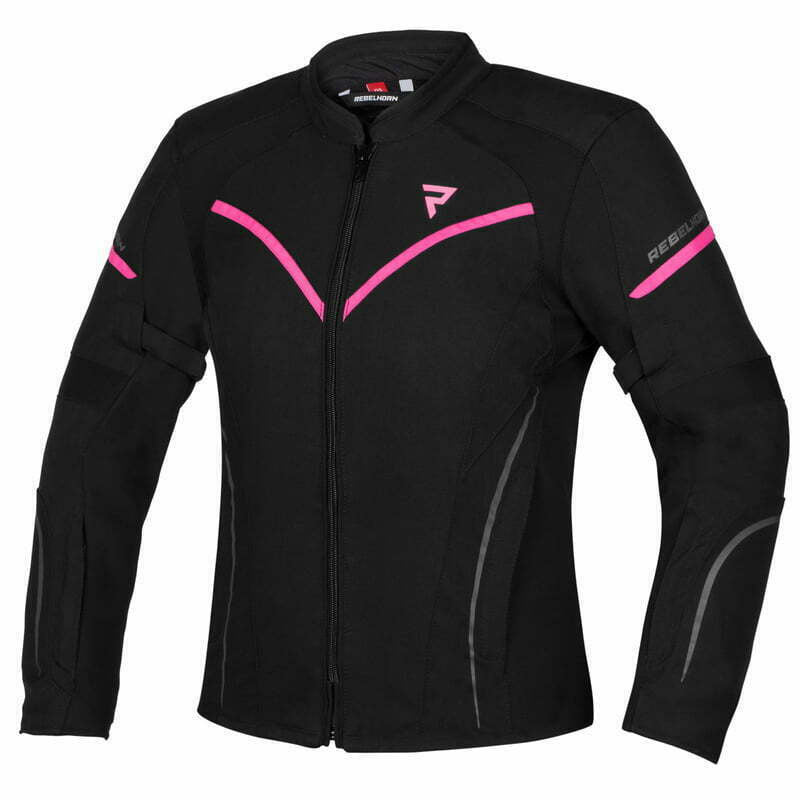 Rebelhorn Dam Textile MC Jacket Luna Black /Pink /Influenza