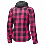 Held Dam Kevlar Mc-Skjorte Lumberjack II Sort /Rosa 